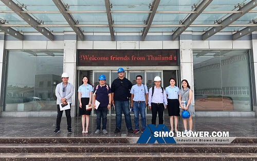 欢迎泰国客户来西玛参观考察